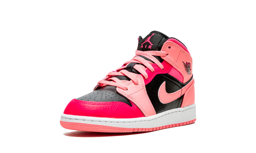 Nike Air Jordan 1 Mid Coral Chalk - Image 3