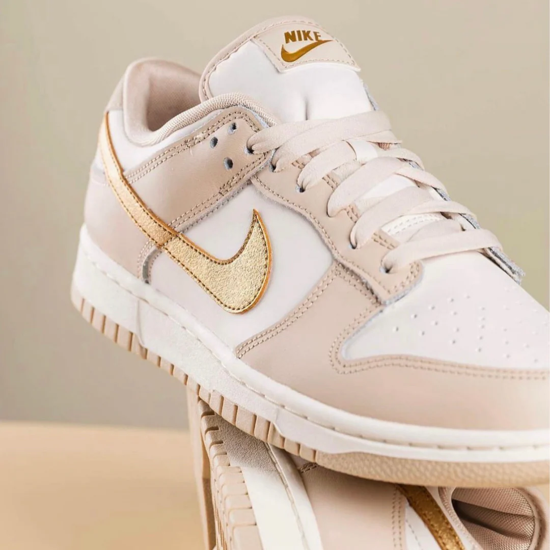 Nike Dunk Low Phantom Metallic Gold - Image 6