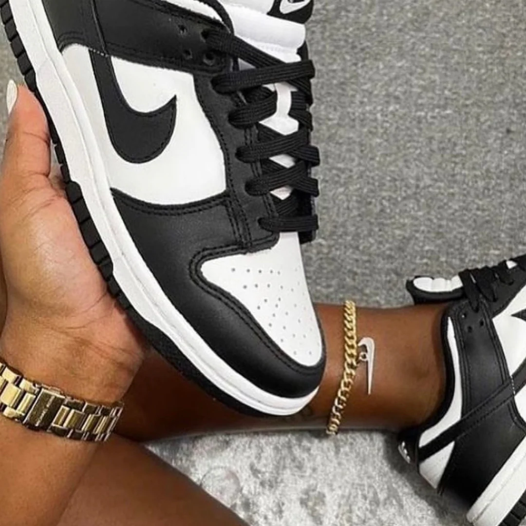 Nike Dunk Low Retro White Black - Image 7